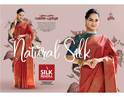 Silk Kendra- Natural Silks Print Ad Campaign