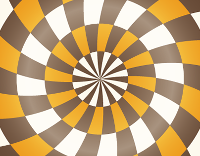 Colorful Spiral Optical Illusion Background Vector
