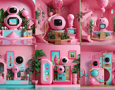 pink style room