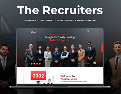 The Recruiters | web design | UI/UX design