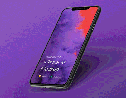 iPhone Xr All Colors Free PSD Mockups