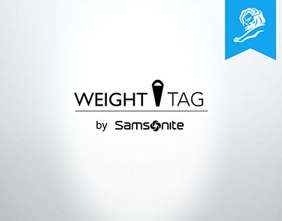 Weight tag Samsonite