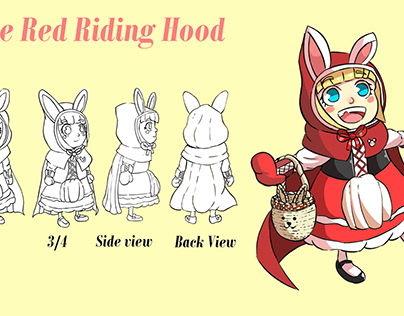 Little Red Riding Hood character design