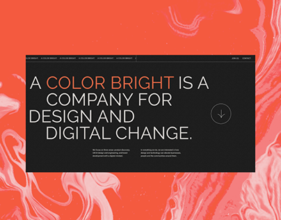 A Color Bright - редизайн сайта на Тильде