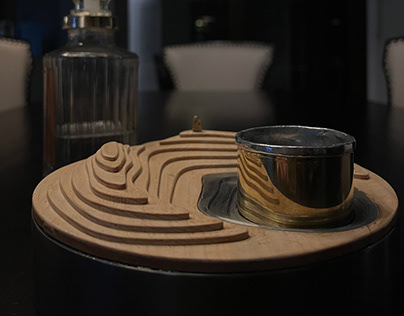 Japanese Sake Cup and Saucer