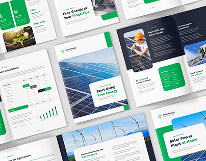 Solar Energy – Company Profile Print Templates