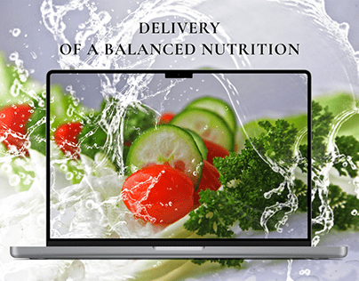 Landing page Delivery of a balanced nutrition