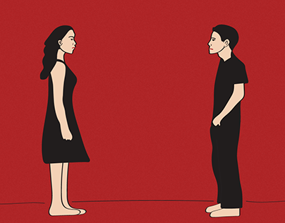 Unhealthy Relationship Illustration