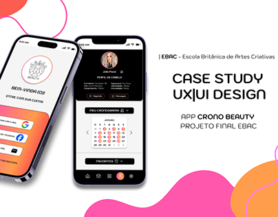 Estudo de Caso UX|UI Design: App Crono Beauty - EBAC