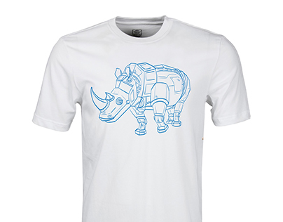 T-Shirt Design - Rhino Cop