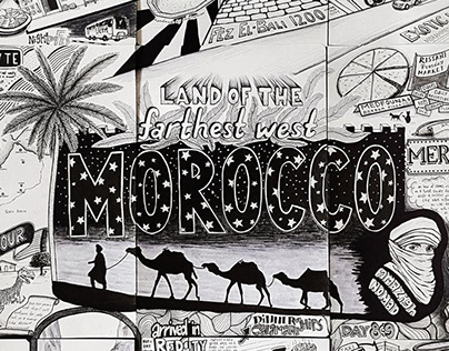 Morocco - Illustrated Travel Journal