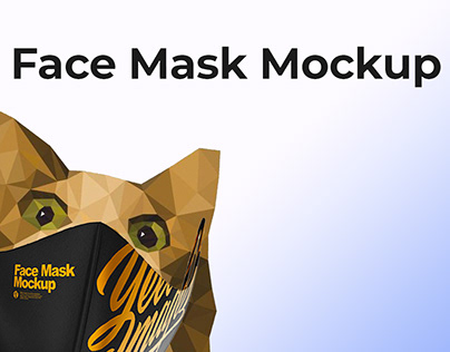 Face mask mockup