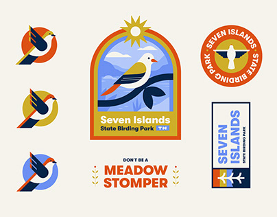 Seven Islands Birding Park Badges