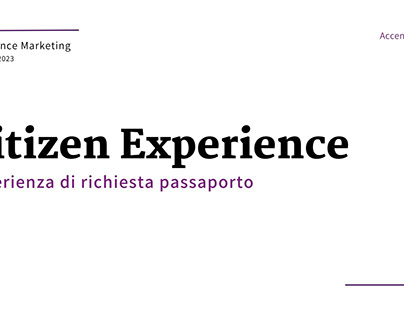 Citizen Experience - Accenture Song