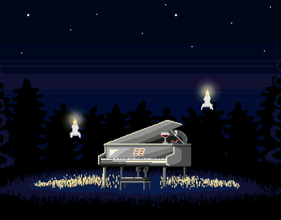 Flying piano