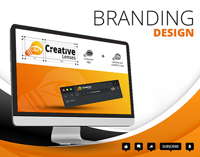 Creative Lenses Logo Branding Design