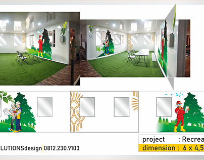 Recreation Room Wallpaper Design