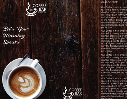 brochure design (Coffee Bar)