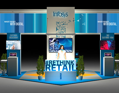 Infosys Exhibition Booth @ NRF