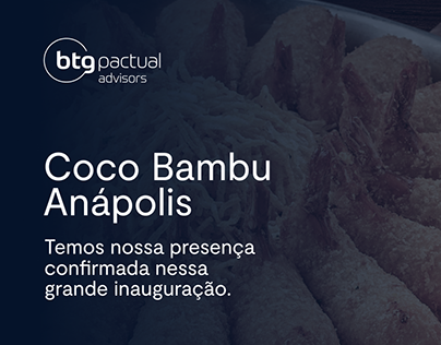 Post - Inauguração Coco Bambu - Evento Patrocinado