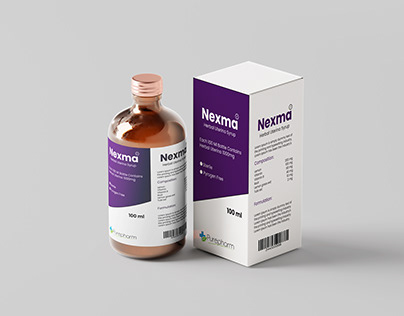 Medicine Syrup Packaging Design