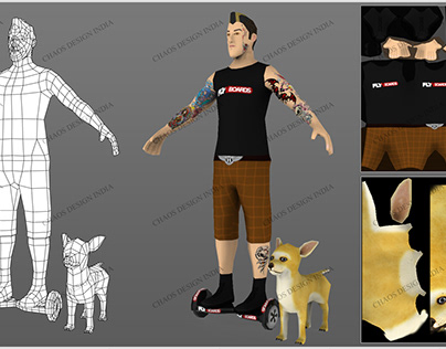 Project thumbnail - Sculptin, Texturing and Rigging of Character