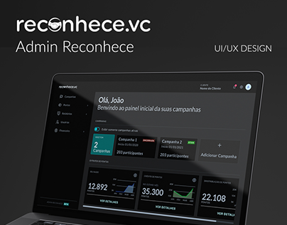[UI/UX] Admin Reconhece.vc