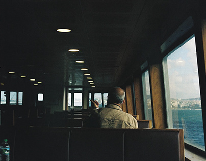 People on a Ferry