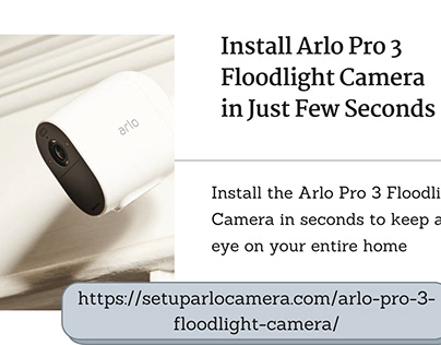 Install your Arlo Pro 3 Floodlight Camera: Enjoy