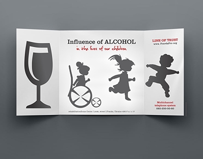 social ads with the problem of alcohol consumption and