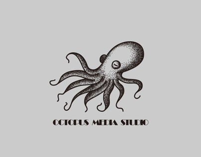 An image design of octopus