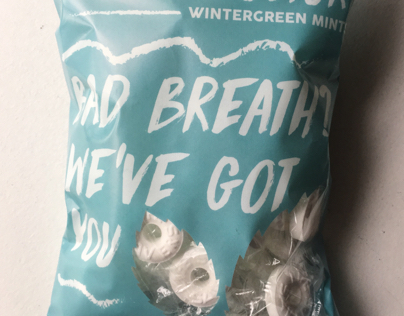 Breath mints packaging