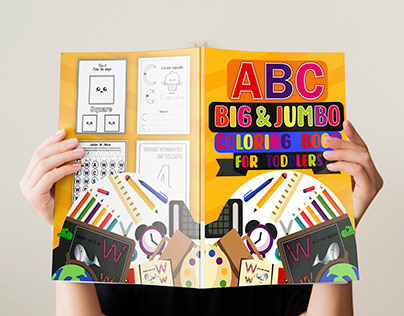 ABC Big and Jumbo Coloring Book