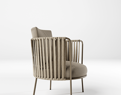DESIREE ROPE | Garden easy chair by Vermobile Render