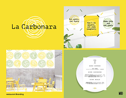 La Carbonara restaurant Branding