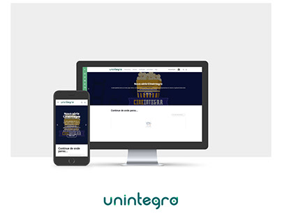 Website | Unintegra home e Intranet