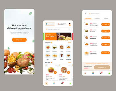 Food Mania App Design