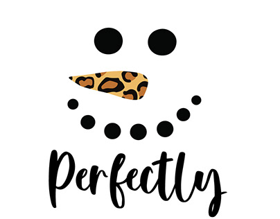 Perfectly Imperfect snowman svg