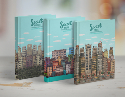 Secret Travel Guides - Book Covers