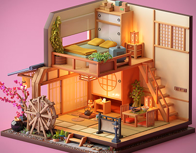 Minka House - diorama
