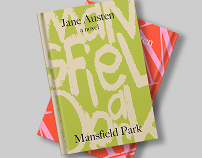 Jane Austen Typographic Book Covers