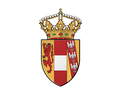 Arms of Leopoldina of Austria