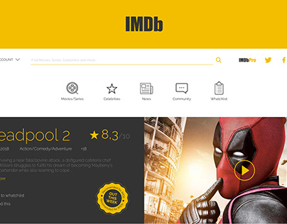 IMDb | Web design concept