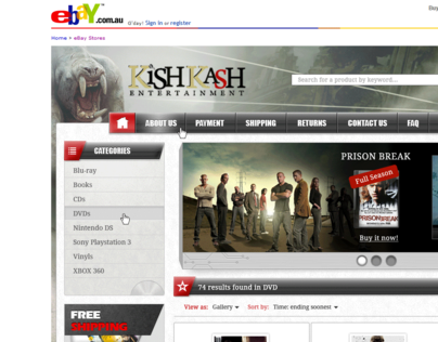 KishKash Entertainment eBay Store