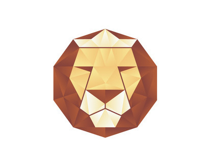Lion by steps