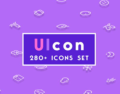 UIcon - 280+ Icons Set