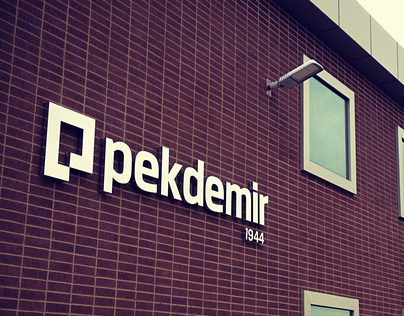 Pekdemir Construction Logo Design