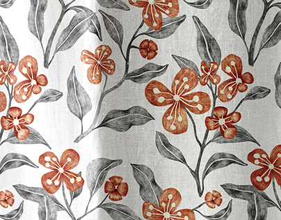 Floral Textile Pattern