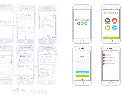 Wireframes to Designs