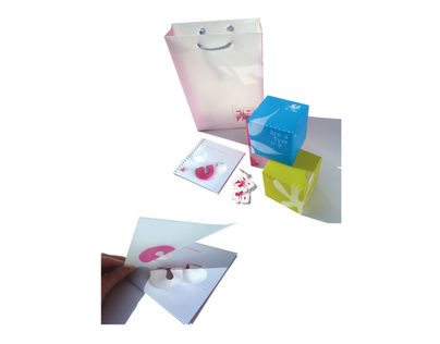 packages, bag catalog and pendant for key